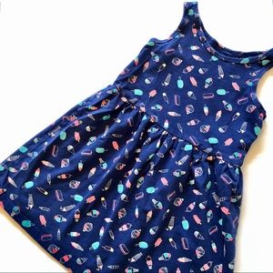 Sundress with Ice Cream Pattern